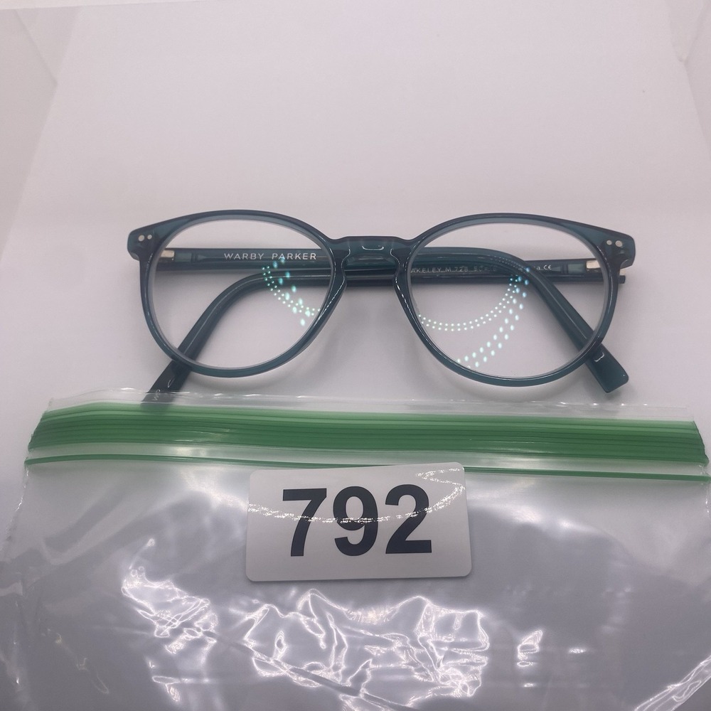 Warby Parker Eyeglasses FRAME ONLY Blakeley 50-18-142 Green 792 - Picture 14 of 15